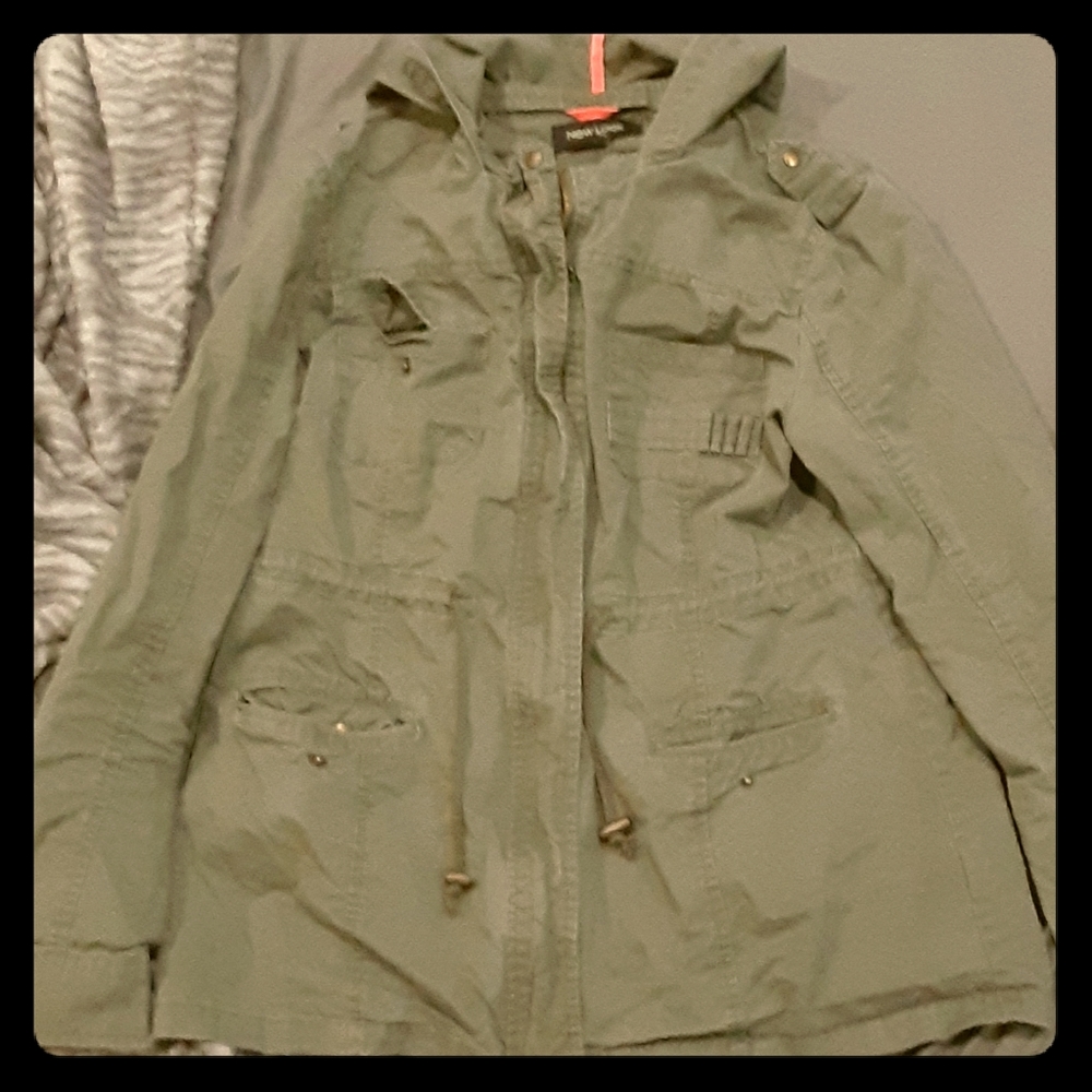 Army green jacket
